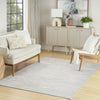 Nourison Casual CSU04 Light Grey Area Rug Corner Image