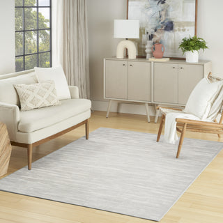 Nourison Casual CSU04 Light Grey Area Rug Corner Image