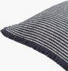 Livabliss Cotton Fringe CTF-002 Black Corner Shot
