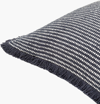 Livabliss Cotton Fringe CTF-002 Black Corner Shot