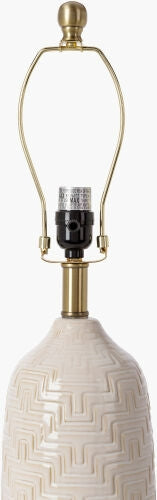 Surya Corinth CTH-001 White Lamp Detail