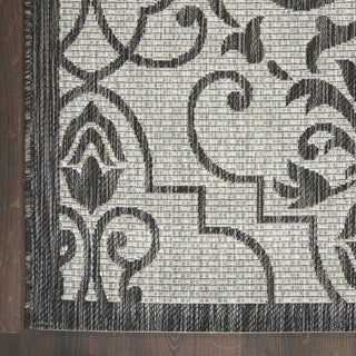Nourison Country Side CTR04 Ivory/Charcoal Area Rug Detail Image