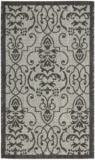 Nourison Country Side CTR04 Ivory/Charcoal Area Rug main image