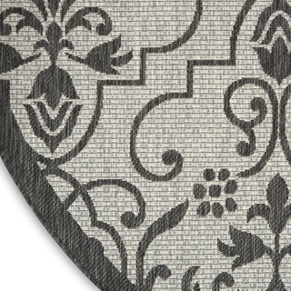 Nourison Country Side CTR04 Ivory/Charcoal Area Rug Texture Image