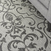 Nourison Country Side CTR04 Ivory/Charcoal Area Rug Corner Image