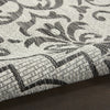 Nourison Country Side CTR04 Ivory/Charcoal Area Rug Corner Image