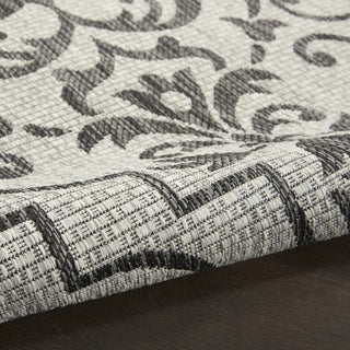 Nourison Country Side CTR04 Ivory/Charcoal Area Rug Corner Image