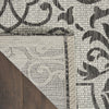 Nourison Country Side CTR04 Ivory/Charcoal Area Rug Corner Image