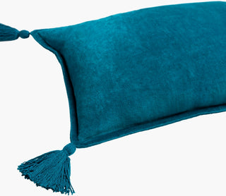 Surya Cotton Velvet CV-048 Deep Teal Corner Shot