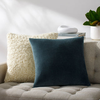 Surya Cotton Velvet CV-058 Slate Gray Style Shot
