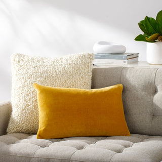 Surya Cotton Velvet CV-062 Goldenrod Style Shot