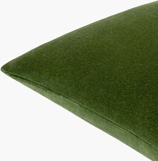 Surya Cotton Velvet CV-063 Olive Green Corner Shot