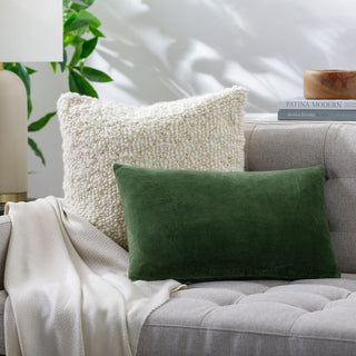 Surya Cotton Velvet CV-063 Olive Green Style Shot