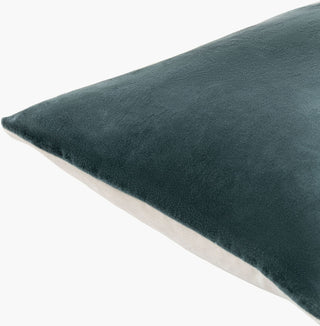 Surya Cotton Velvet CV-067 Teal Corner Shot