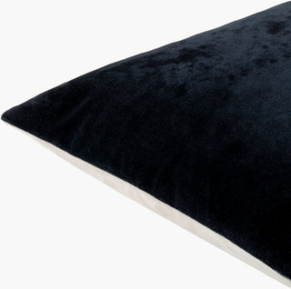 Surya Cotton Velvet CV-074 Black Corner Shot