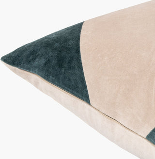 Surya Cotton Velvet CV-076 Teal Corner Shot