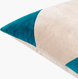 Surya Cotton Velvet CV-079 Teal Corner Shot