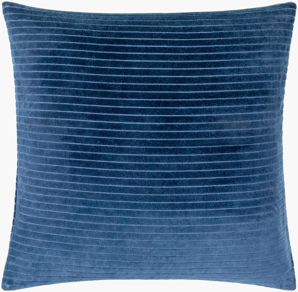 Surya Cotton Velvet Stripes CV-084 Navy main image