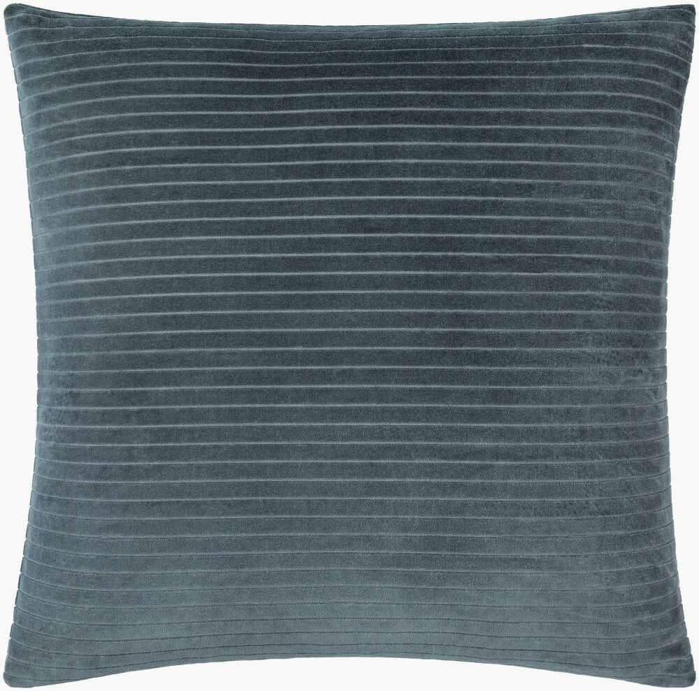 Surya Cotton Velvet Stripes CV-085 Deep Teal main image
