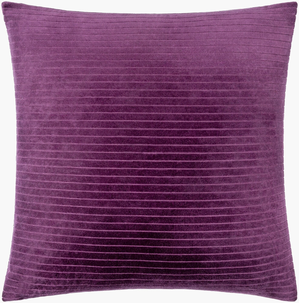 Surya Cotton Velvet Stripes CV-091 Plum main image