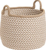 Colonial Mills Preve Basket CV43 Taupe and White