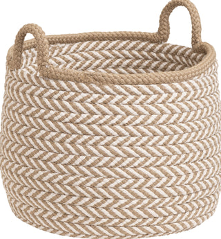 Colonial Mills Preve Basket CV43 Taupe and White