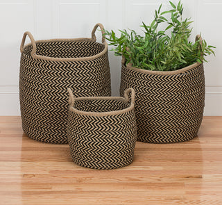 Colonial Mills Preve Basket CV53 Taupe and Black