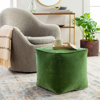 Surya Cotton Velvet CVPF-018 Forest Green Style Shot