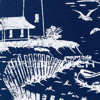 Surya Castaway CWA-002 Ink Blue Detail