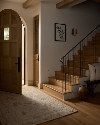 Loloi Cynthia CYN-02 Ivory/Sky Area Rug Lifestyle Image Feature