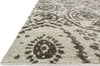 Loloi Cyrus CU-01 Silver/Mocha Area Rug Corner Image