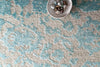 Loloi Cyrus CU-02 Camel/Aqua Area Rug Lifestyle Image