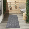 Nourison Cozumel CZM01 Dark Grey Area Rug Room Image Feature