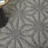 Nourison Cozumel CZM01 Dark Grey Area Rug Corner Image