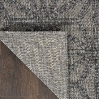 Nourison Cozumel CZM01 Dark Grey Area Rug Corner Image