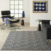 Nourison Cozumel CZM01 Dark Grey Area Rug Corner Image