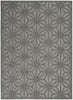 Nourison Cozumel CZM01 Dark Grey Area Rug Main Image