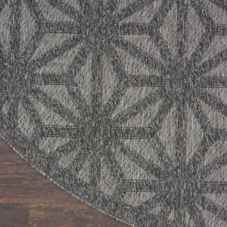 Nourison Cozumel CZM01 Dark Grey Area Rug Detail Image