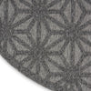Nourison Cozumel CZM01 Dark Grey Area Rug Texture Image