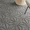 Nourison Cozumel CZM01 Dark Grey Area Rug Corner Image