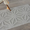 Nourison Cozumel CZM01 Light Grey Area Rug Room Image Feature