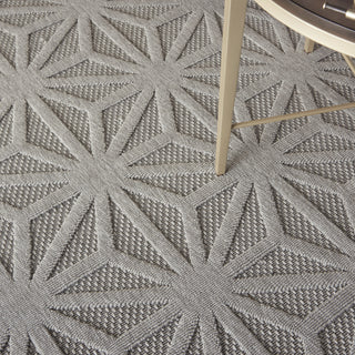 Nourison Cozumel CZM01 Light Grey Area Rug Corner Image