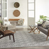 Nourison Cozumel CZM01 Light Grey Area Rug Room Image Feature