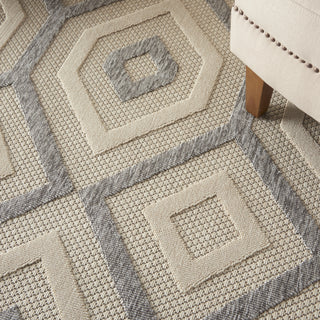 Nourison Cozumel CZM02 Cream Area Rug Corner Image