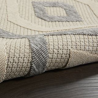 Nourison Cozumel CZM02 Cream Area Rug Corner Image