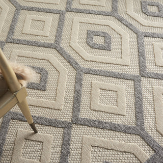 Nourison Cozumel CZM02 Cream Area Rug Corner Image