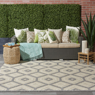 Nourison Cozumel CZM02 Cream Area Rug Room Image Feature