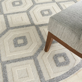 Nourison Cozumel CZM02 Cream Area Rug Corner Image