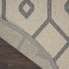 Nourison Cozumel CZM02 Cream Area Rug Corner Image