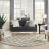 Nourison Cozumel CZM02 Cream Area Rug Room Image Feature